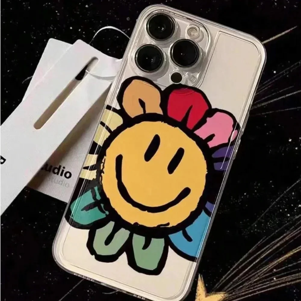 ⚠️Clearance iPhone 15/Pro/Pro Max Sun Flower Colorful Phone Case SAU - Picture 3 of 6